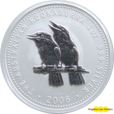 (image for) 2006 1oz Silver KOOKABURRA